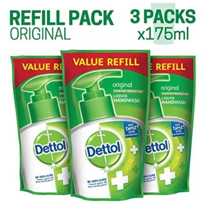 Dettol Handwash Original 3* டெட்டால் ஹேண்ட்வாஸ் - product media