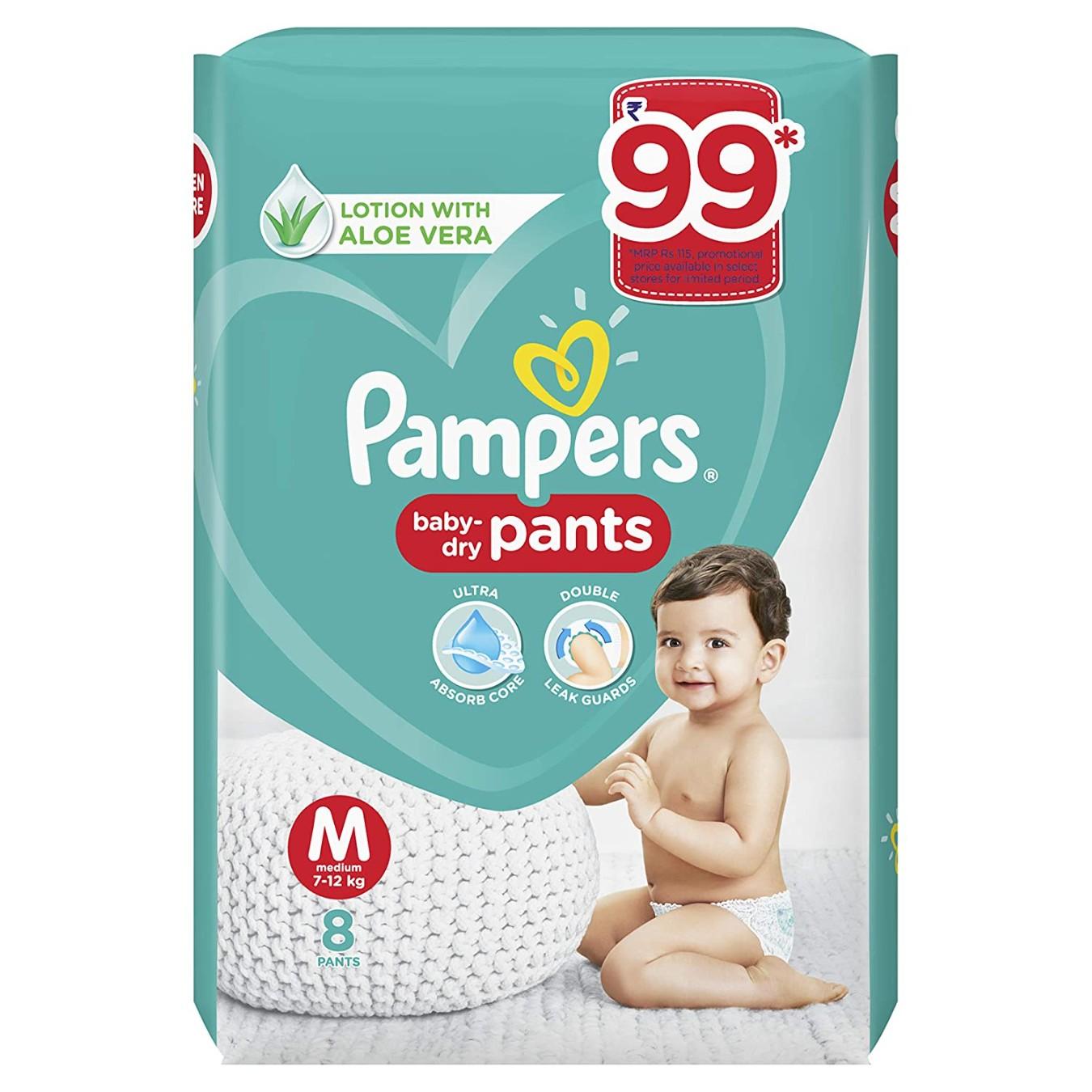 Pampers Medium Pants - product media
