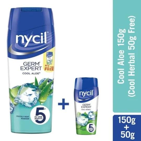 Nycil Cool Aloe Prickly Heat Powder - product media