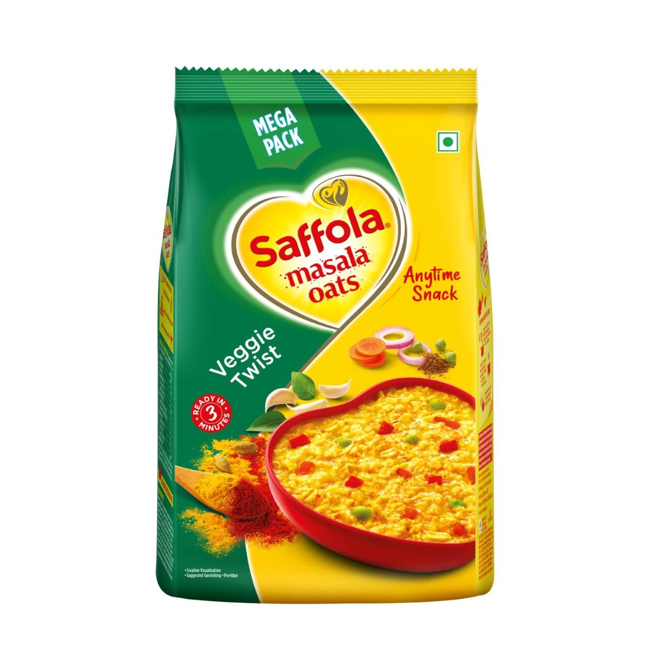 Saffola Masala Veg Twist Oats சஃபோலா ஓட்ஸ் - product media