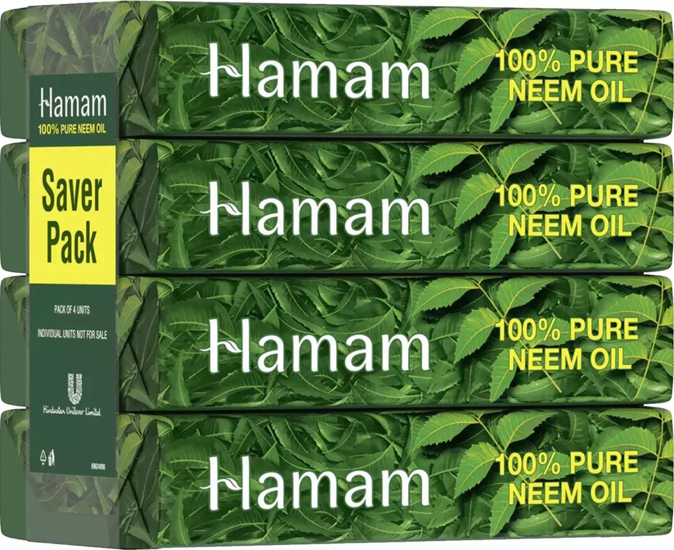 Hamam Soap 4pc ஹமாம் சோப்பு - product media