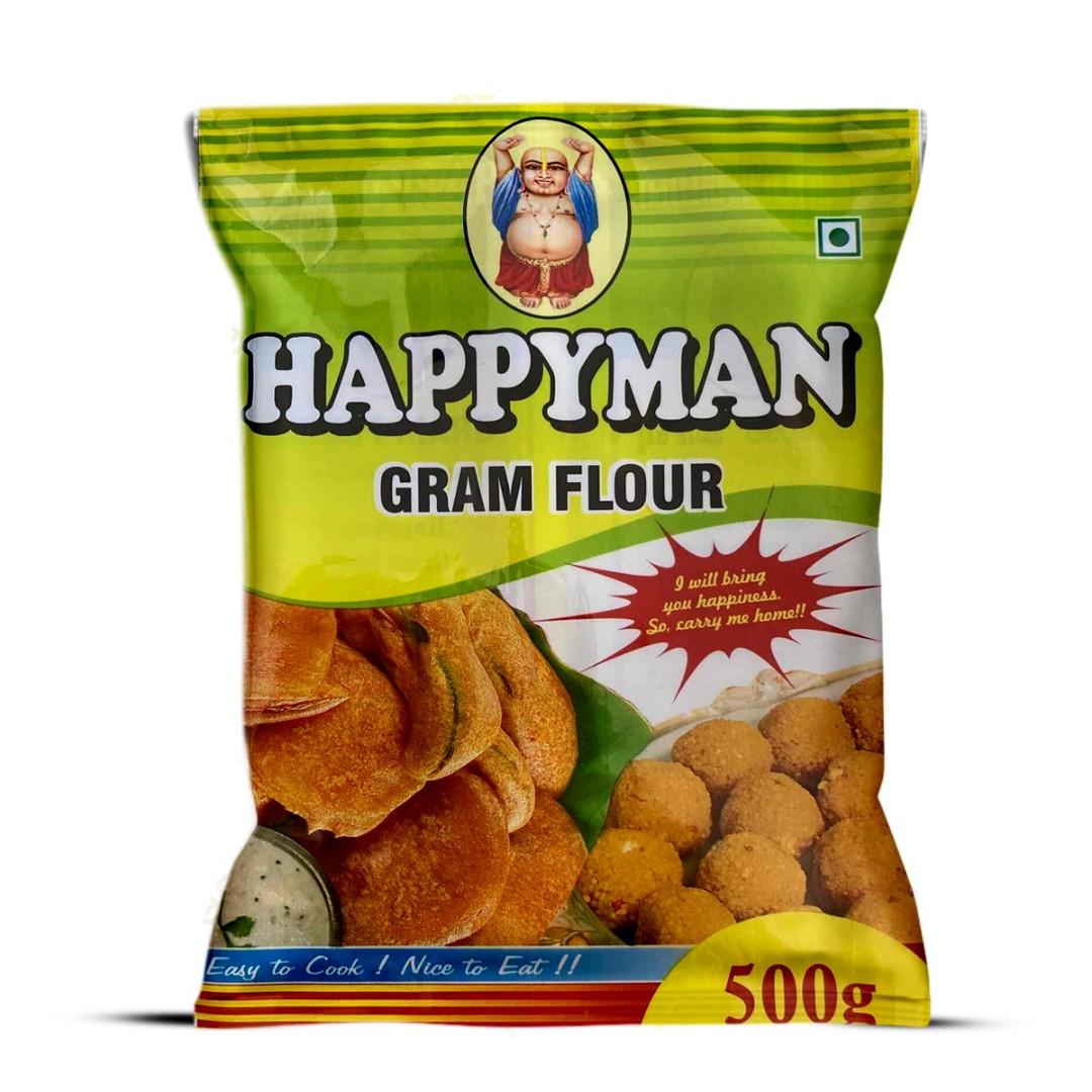 Happyman Gram Flour / கடலை மாவு - product media