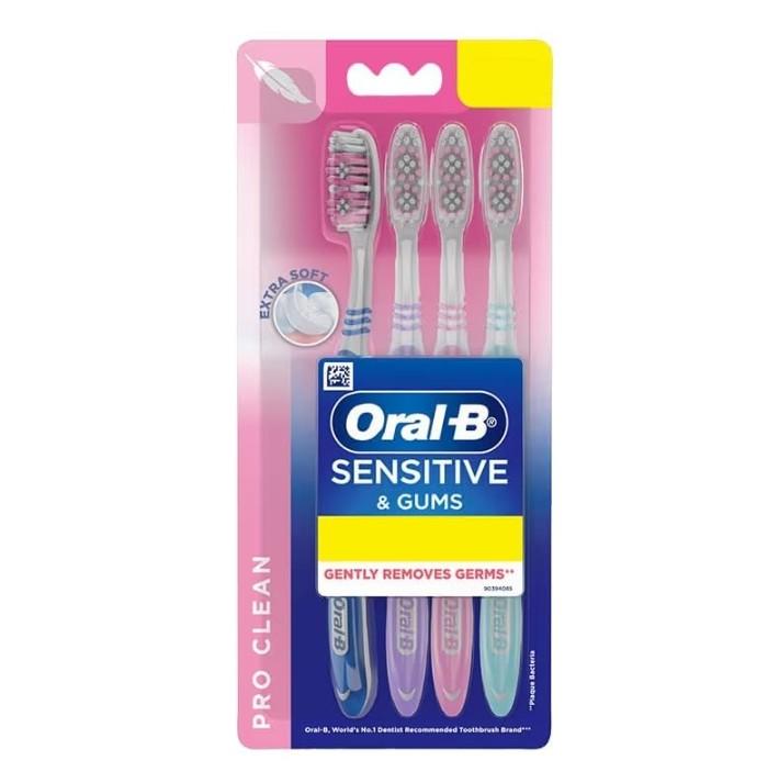 ORAL B BRUSH SENSITIVE SET 4P ஓரல் பி - product media