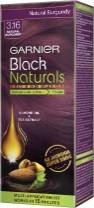 Garnier Dye Natural Black Bergandi 3.16 கார்னியர் டை - product media