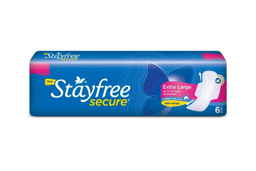 Stay Free Secure Extra Largs 6Pads - product media