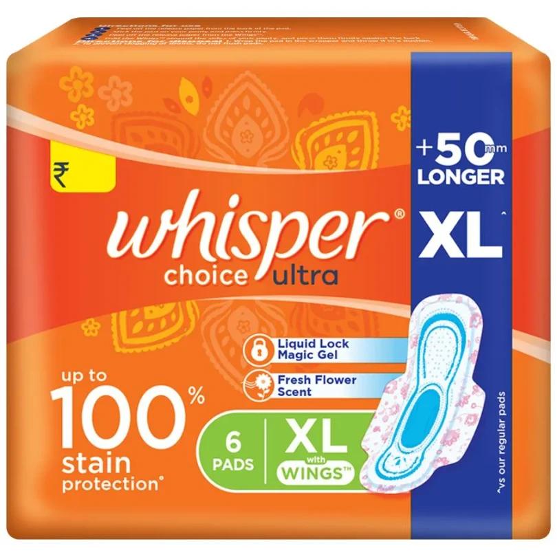Whisper Choice Ultra XL 6Pad விஸ்பர் சாய்ஸ் - product media