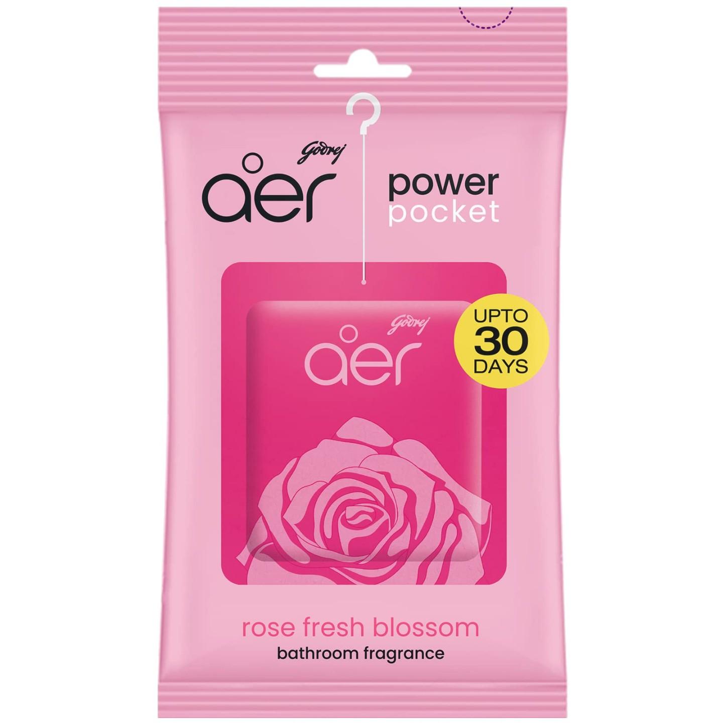Aer Power Pocket Bathroom Fragrance Rose - product media