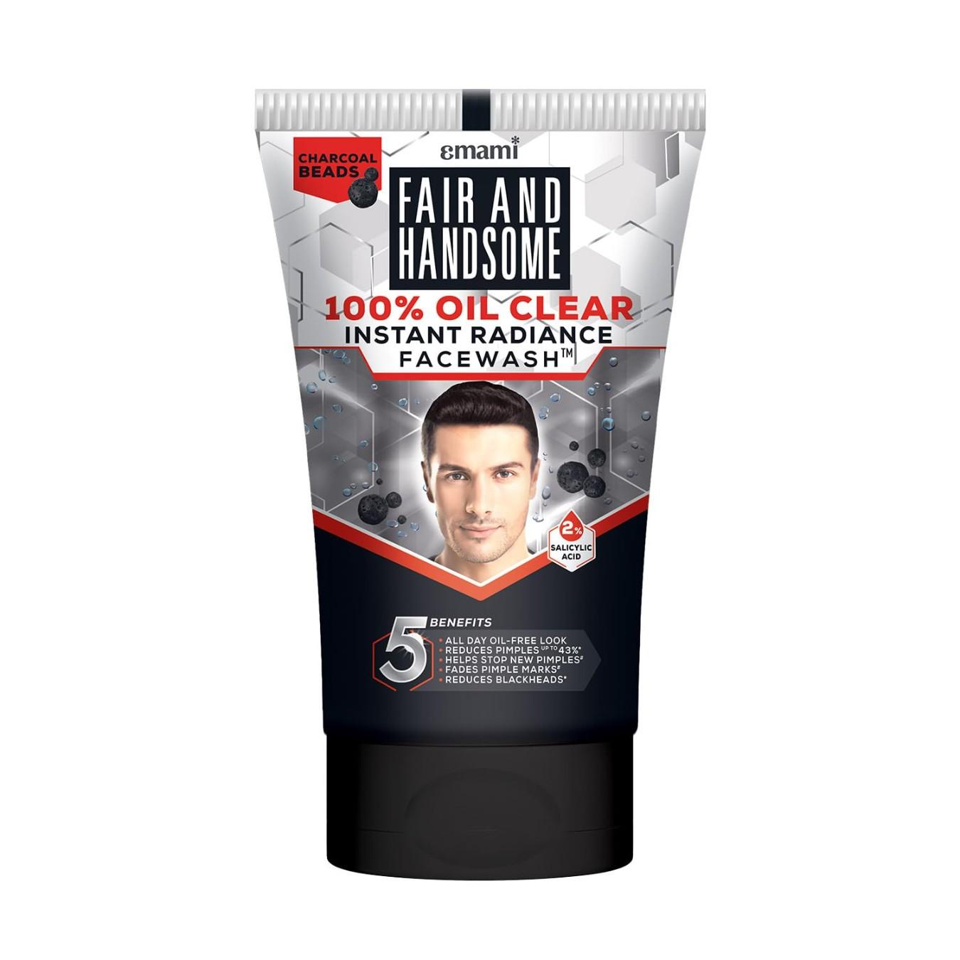 Fair Handsome Face Wash Oil Clear Emami - product media